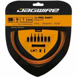 Kit De Câble De Vitesse Jagwire Pro 1x -Pièces pour vélos Soldes Jagwire Pro 1x Shift Kit Gear Cables Orange PCK556