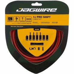 Kit De Câble De Vitesse Jagwire Pro 1x -Pièces pour vélos Soldes Jagwire Pro 1x Shift Kit Gear Cables Red PCK554 2